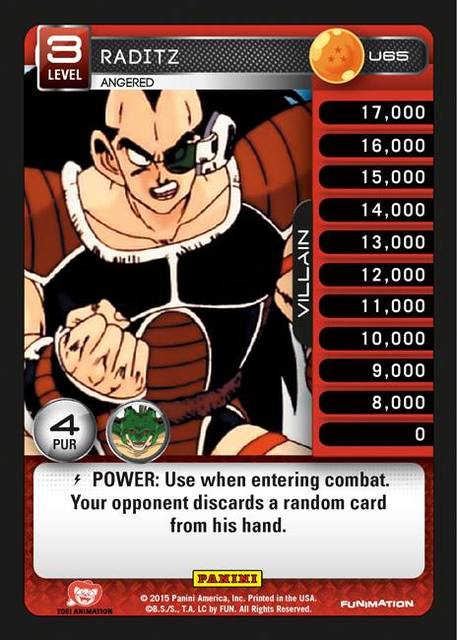 Raditz, Angered (FOIL)